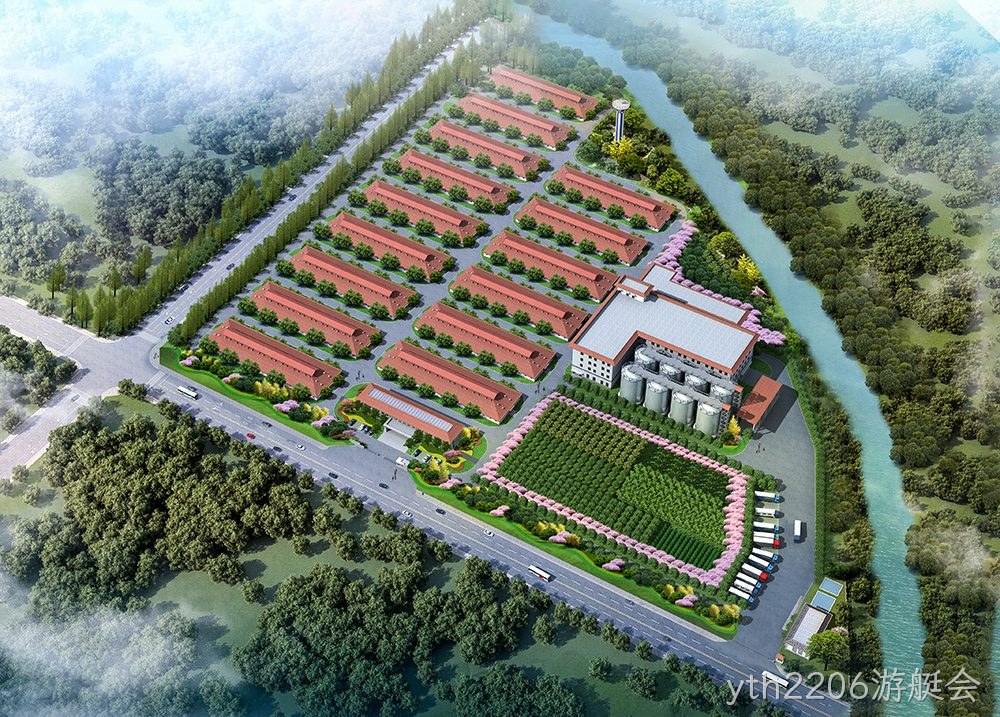 陕西yth2206游艇会生物科技园效果图