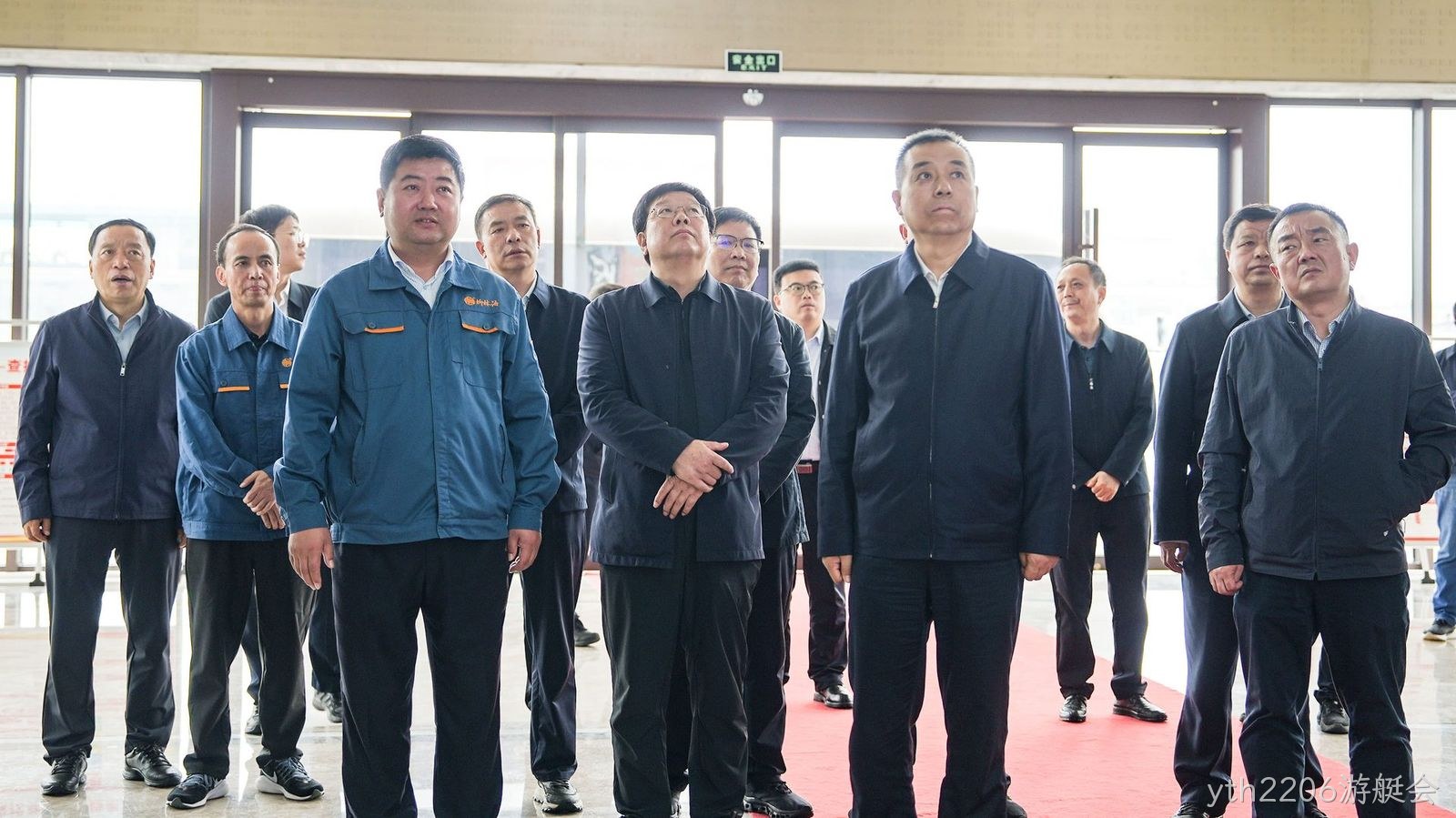 商洛市政协主席王宁岗一行莅临yth2206游艇会考察指导
