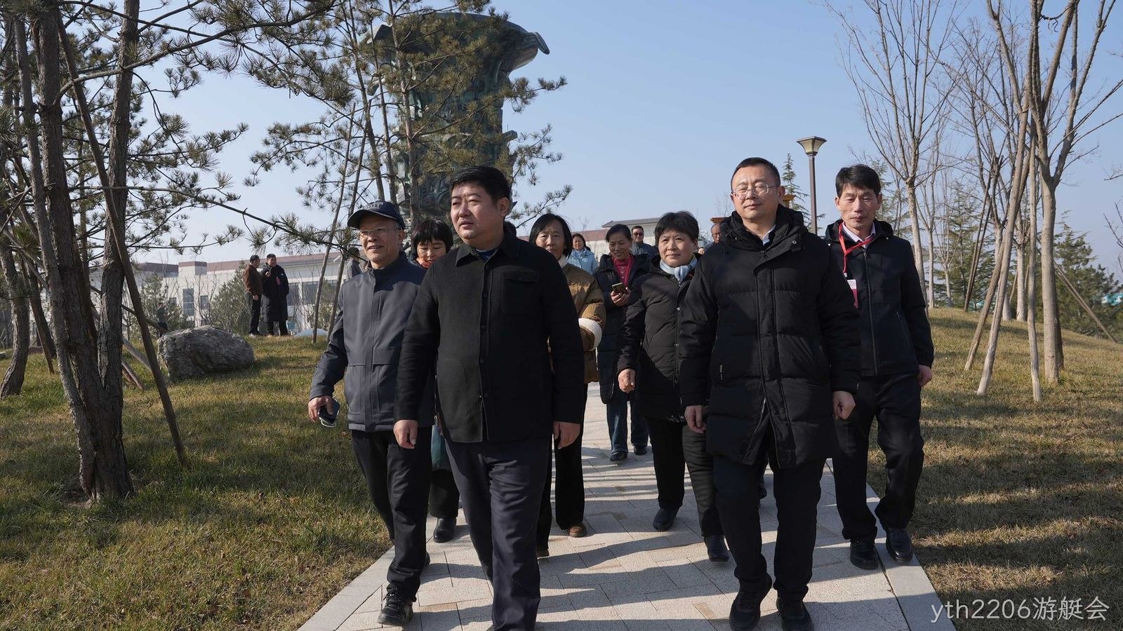 张载文化研究会秦东魁会长一行莅临yth2206游艇会参观交流